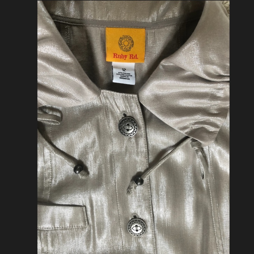🆕 Ruby Rd. Shimmer Jacket - Picture 8 of 8